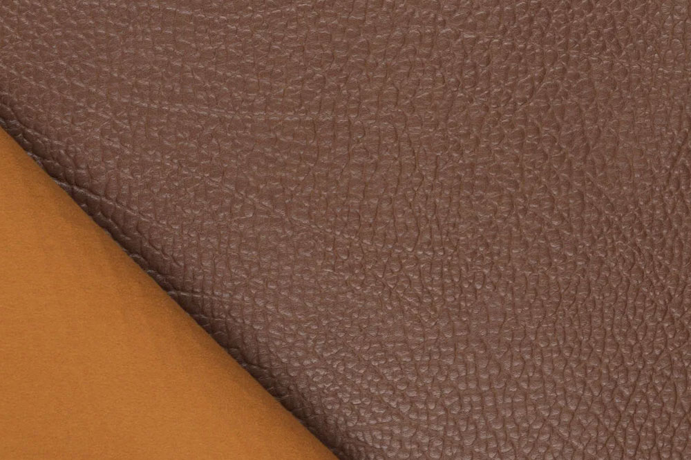 Veganes-Kunstleder - Dunkelbraun 