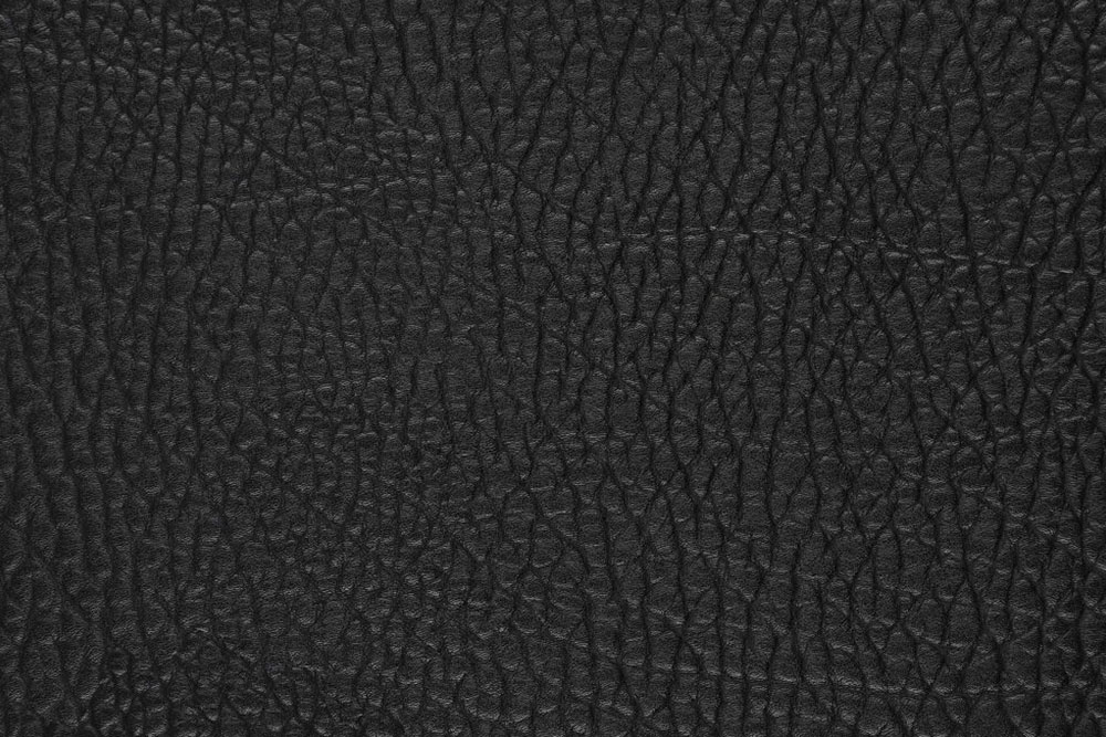 Veganes-Kunstleder - Schwarz 