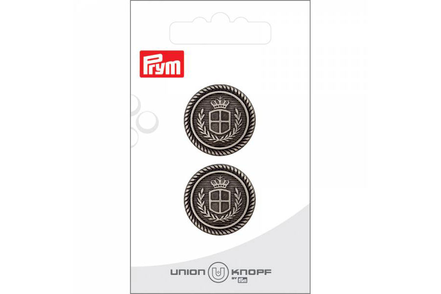 Knöpfe - Wappen - 23 mm - Silber 