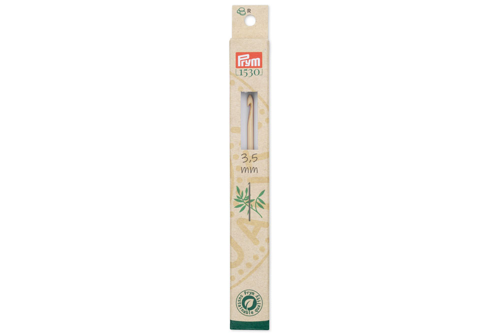 Woll-Häkelnadel Prym - 15 cm - 3,5 mm - Bambus 