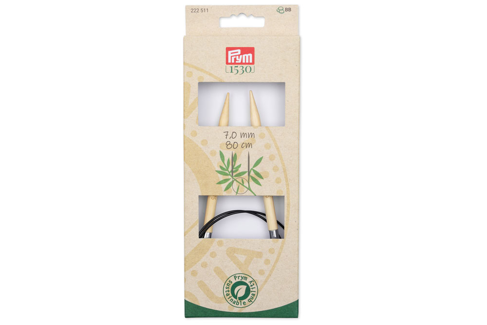 Rundstricknadeln Prym 80 cm - 7,0 mm Bambus 