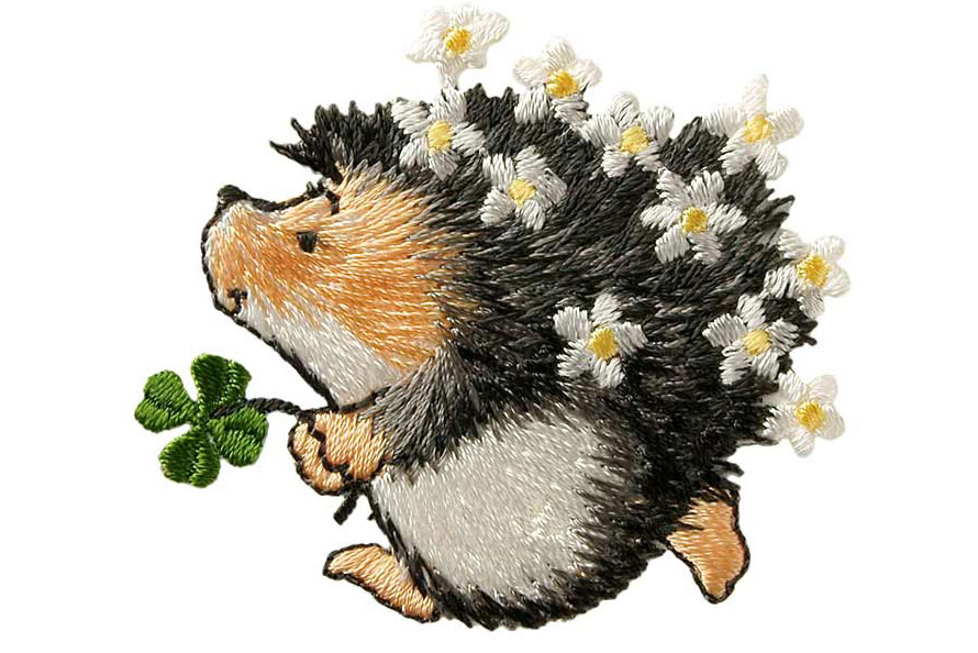 Applikation - M.S. Design© Igel m. Kleeblatt 