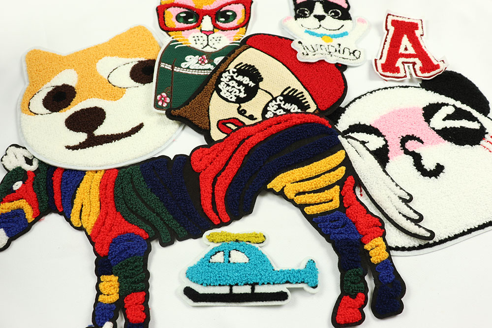 Applikationen zum Aufnähen - Set - 10 Stück 