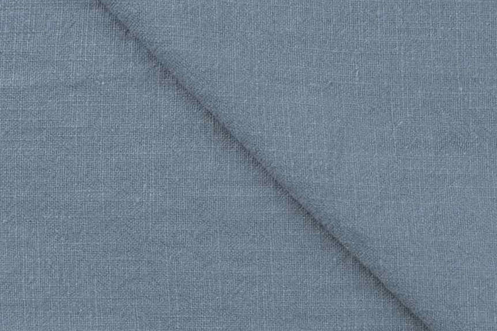 Leinen gewaschen - Jeansblau - 1,0 Meter 