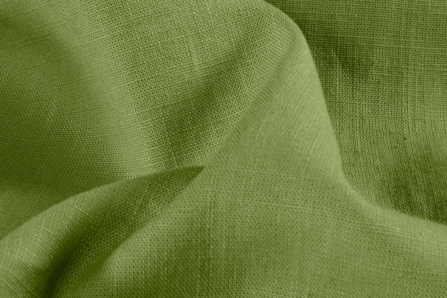 Leinen gewaschen Wiesengrün