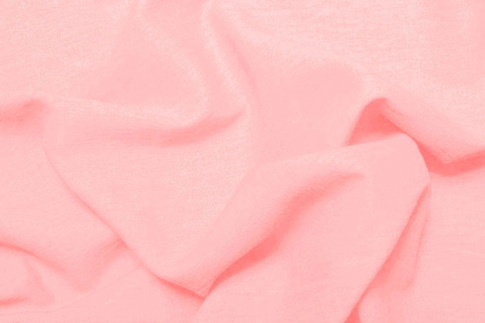 Leinen mit Viskose Rosa