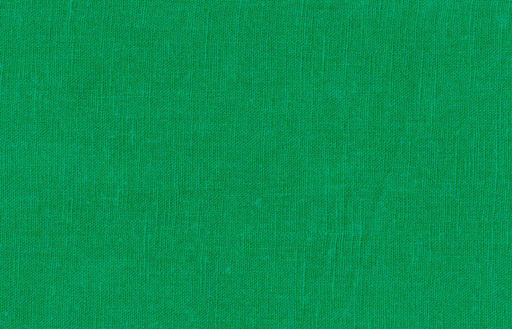 Bio-Leinenstoff - Uni Grün