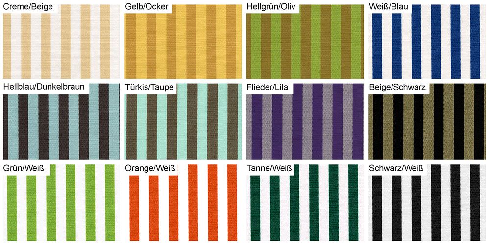 Markisen- und Outdoor-Stoff Spain Sun - Streifen 