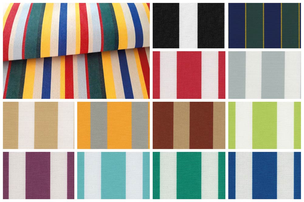 Markisen- und Outdoor-Stoff Spain Sun - Blockstreifen II 