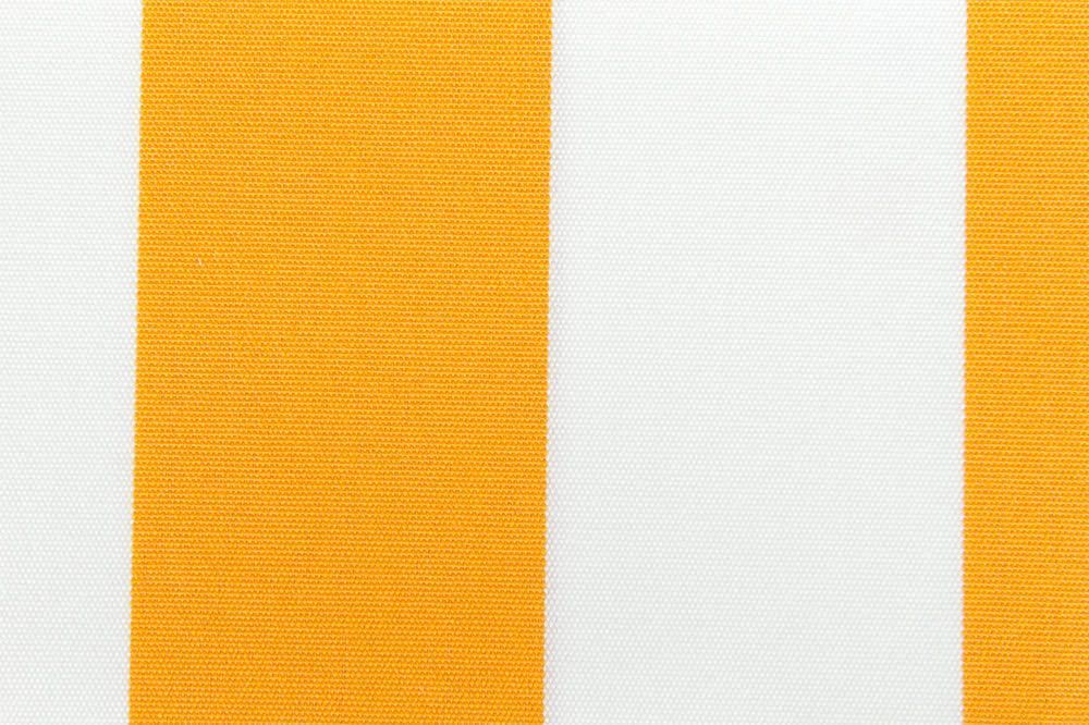 Markisenstoff 140 cm - Italy Sun - Blockstreifen - Gelb / Weiss - 2,0 Meter 