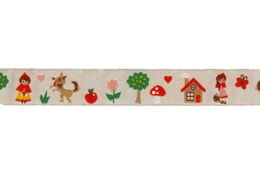 Kinder-Borte - 2 cm breit - Rotkäppchen - Meterware 
