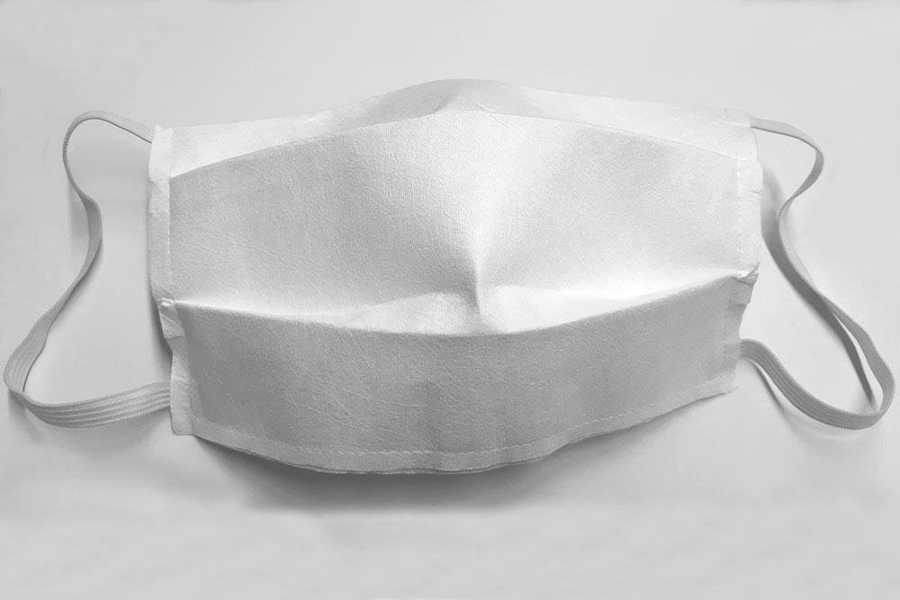 Mund-Nasen-Maske - kochfest - 2 Stück - Weiß 