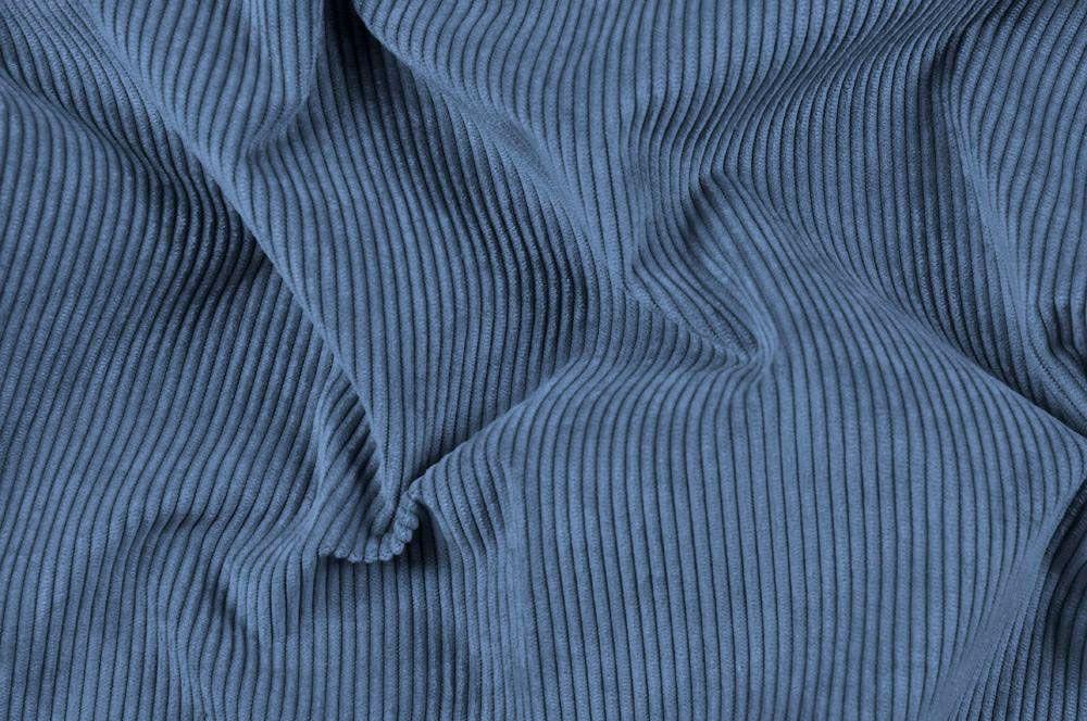 Möbel-Cordstoff deluxe - British Feeling - Blau 