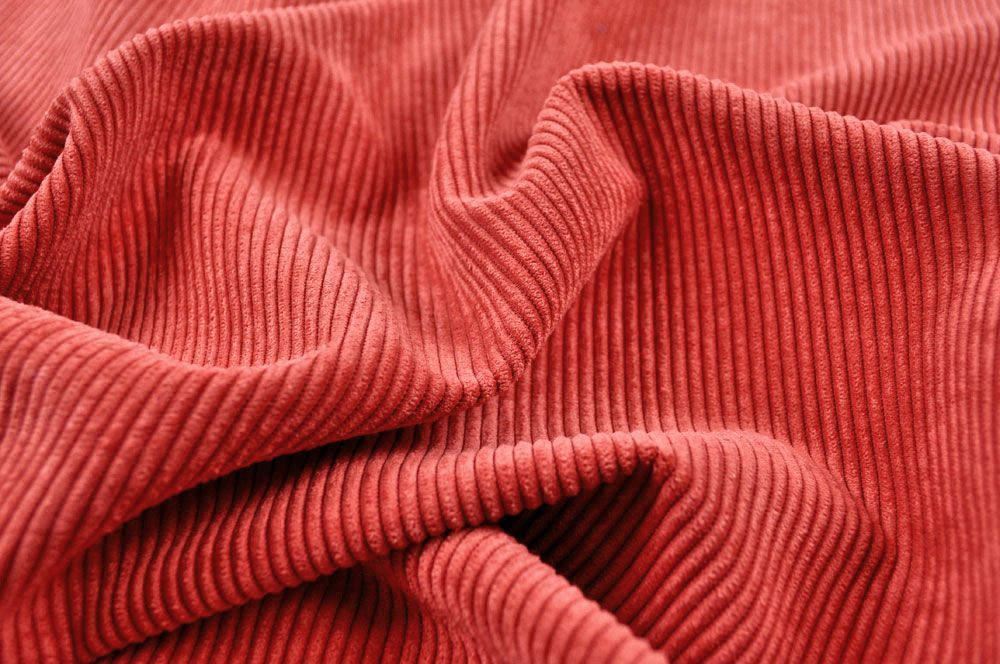 Möbel-Cordstoff deluxe - British Feeling - Ziegelrot 