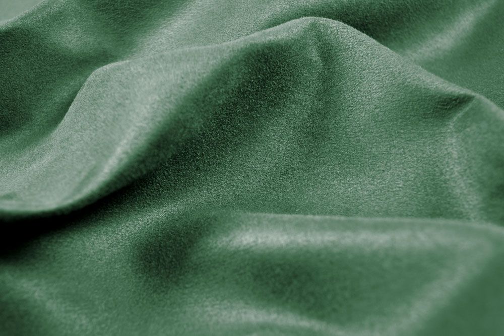 Möbelstoff deluxe - Chateau - Uni Dunkelgrün