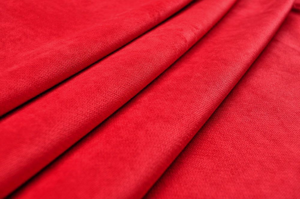 Möbelstoff deluxe - Versailles - Uni Rot