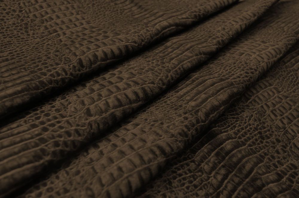 Möbelsamt - Baby-Kroko - Braun 