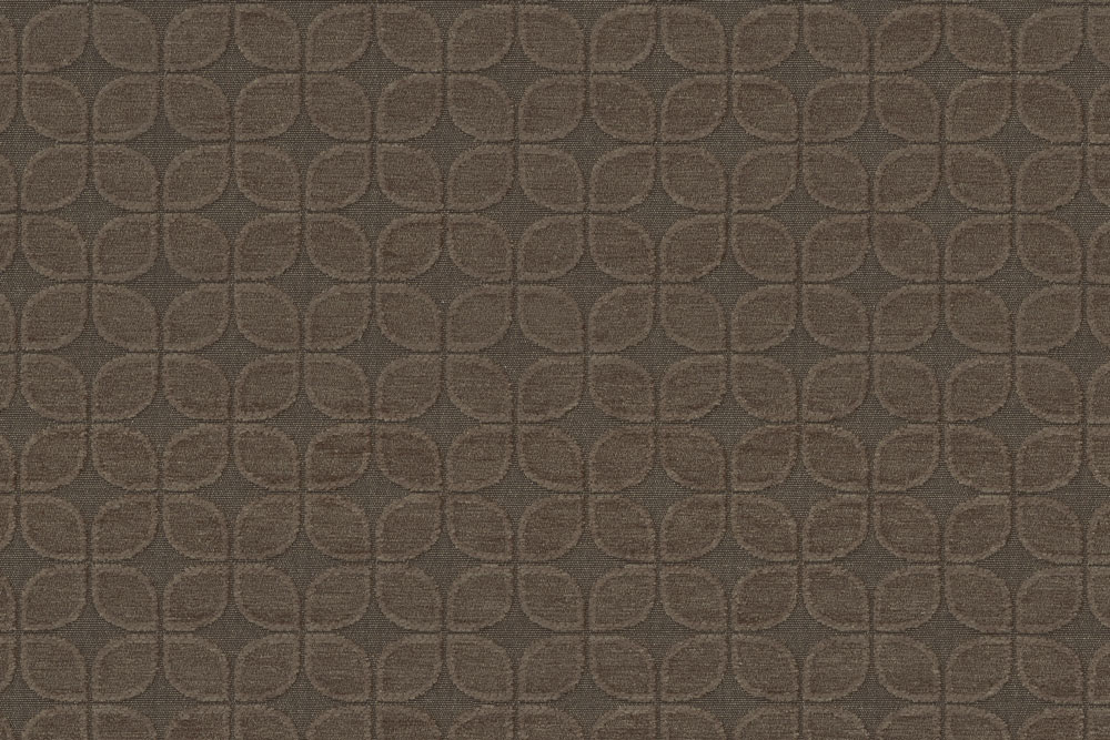 Wende-Wärmevorhangstoff Chenille - Lounge - Braun 