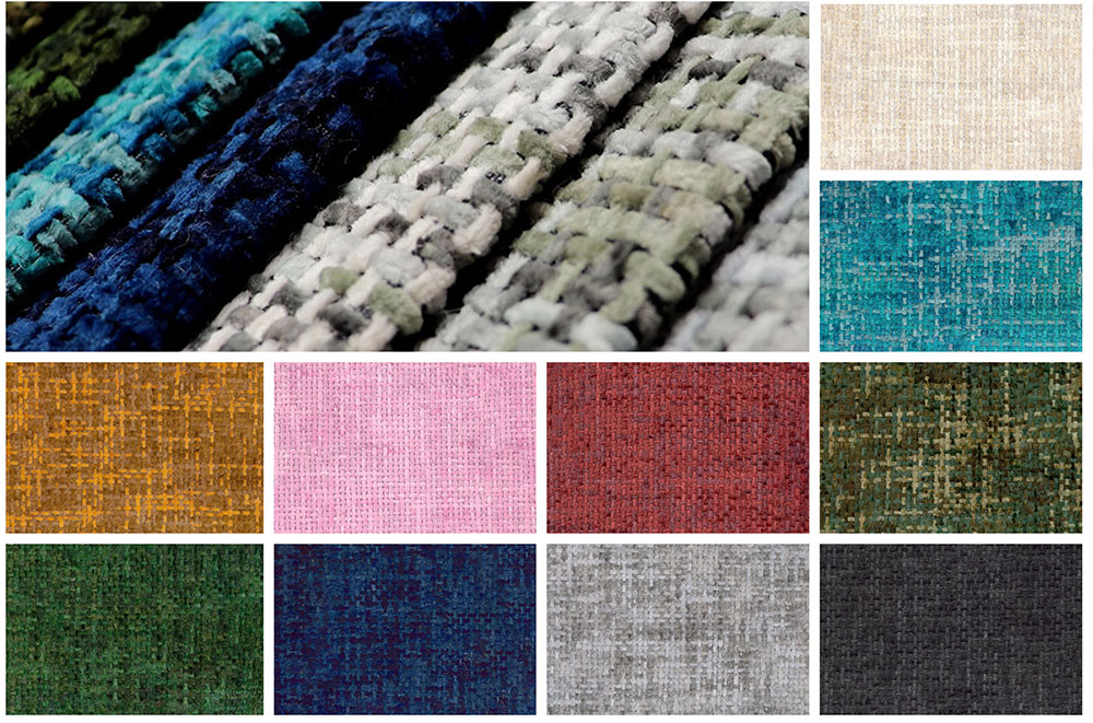 Möbelstoff - Chenille Multi 