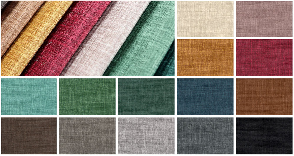 Möbelstoff - Velours Melange 