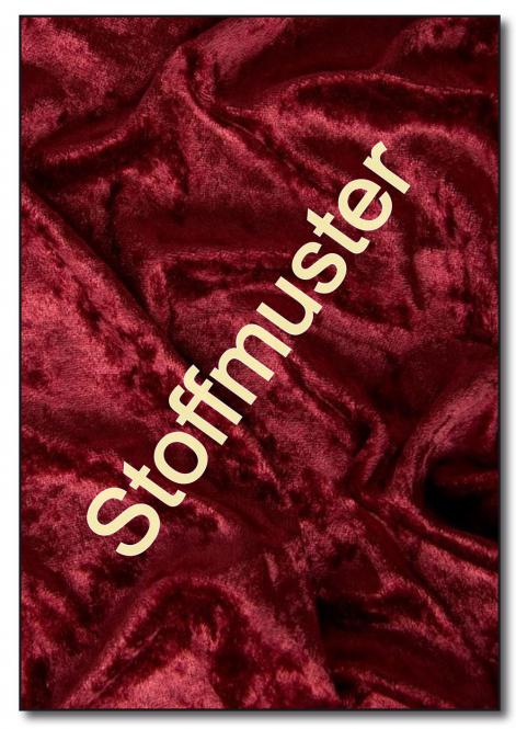 Stoffmuster: Pannesamt Stoff - Bordeaux 