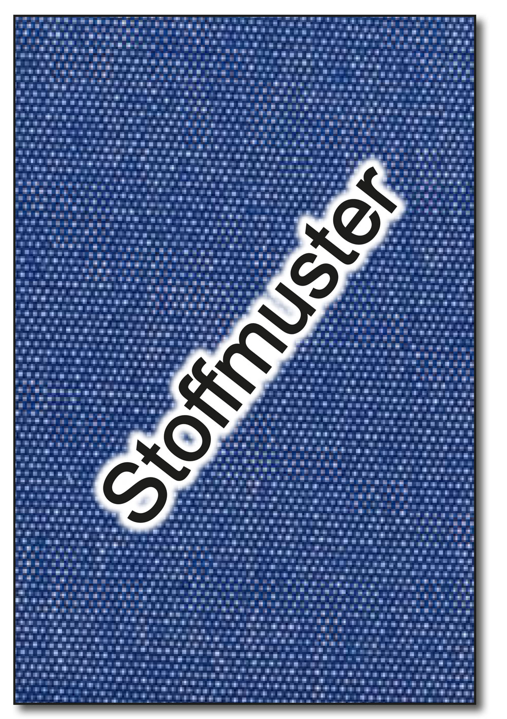 Stoffmuster: Markisenstoff 320 cm - Spain Sun - Uni - Blau Melange 