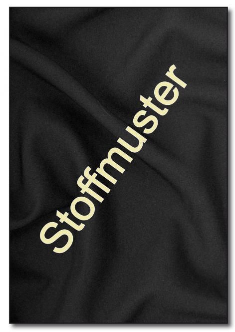 Stoffmuster: Universal Stoff - Schwarz 
