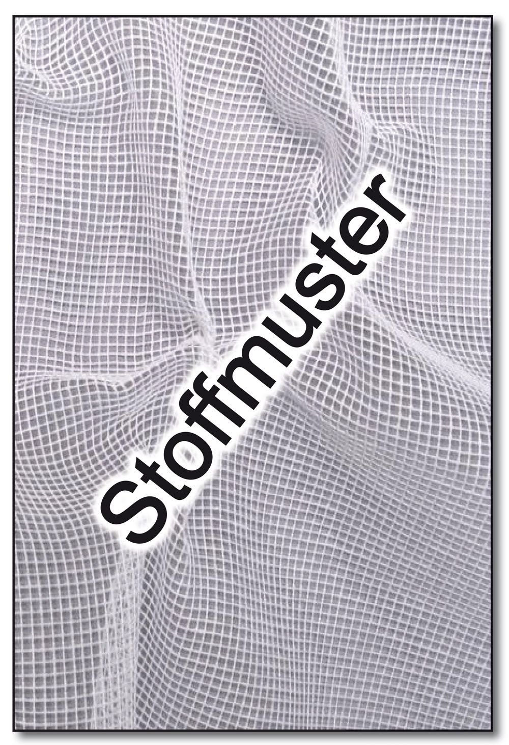 Stoffmuster: Sprinklergewebe B1 - 520 cm - Weiß 