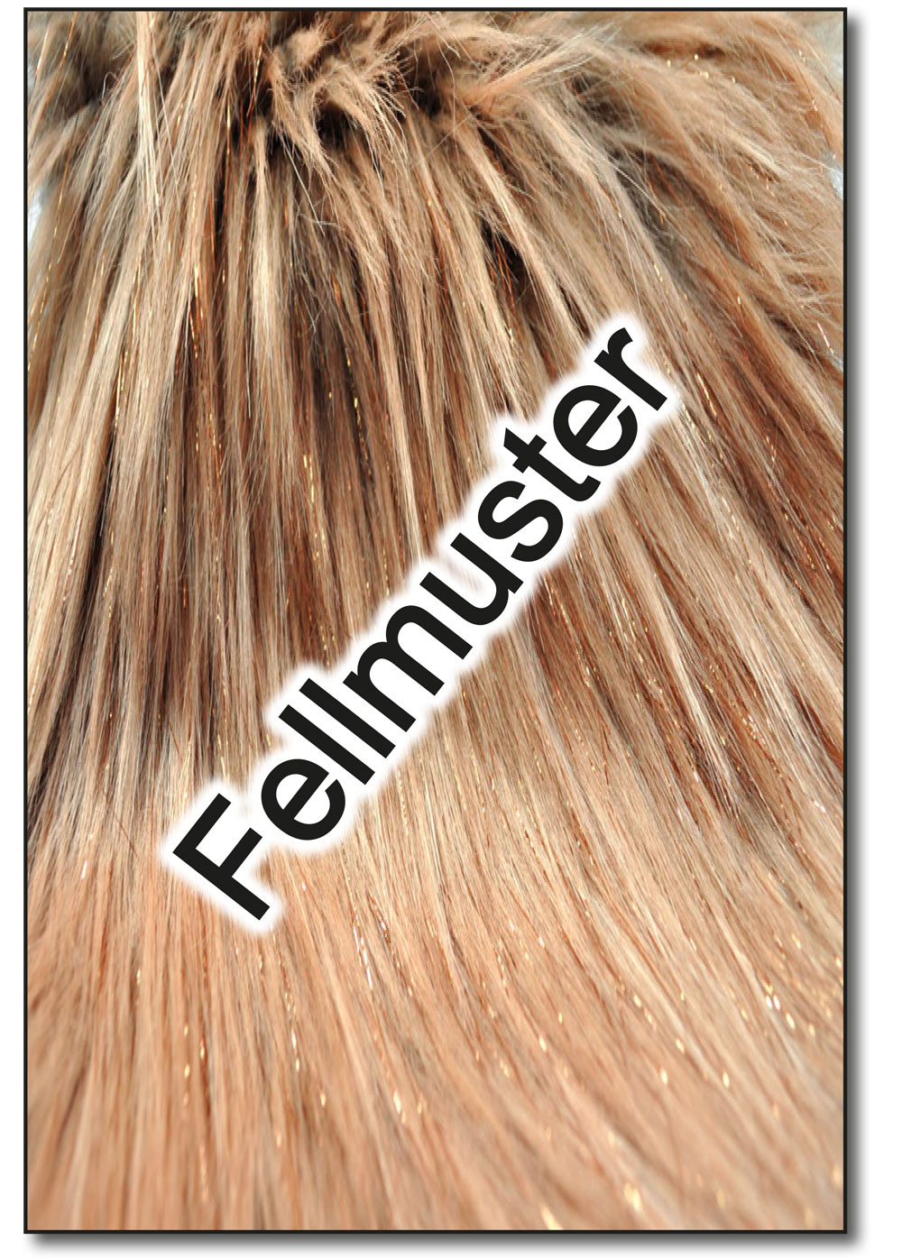 Fellmuster: Zottelfell deluxe - Eisprinzessin - Glitter 