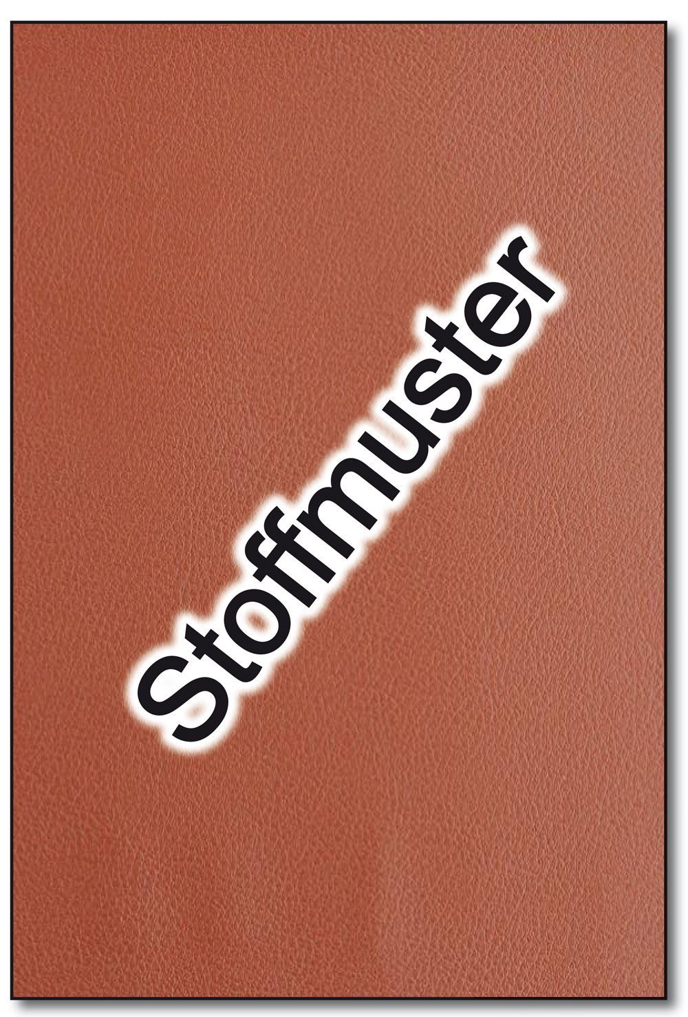 Stoffmuster: Kunstleder - Saniproofed für Arztpraxen u. Co - Mittelbraun 