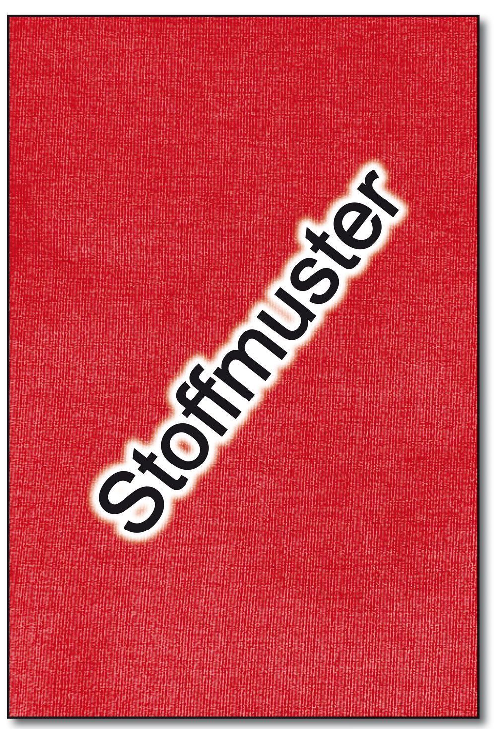 Stoffmuster: Möbelstoff deluxe - Happiness - Uni Rot 