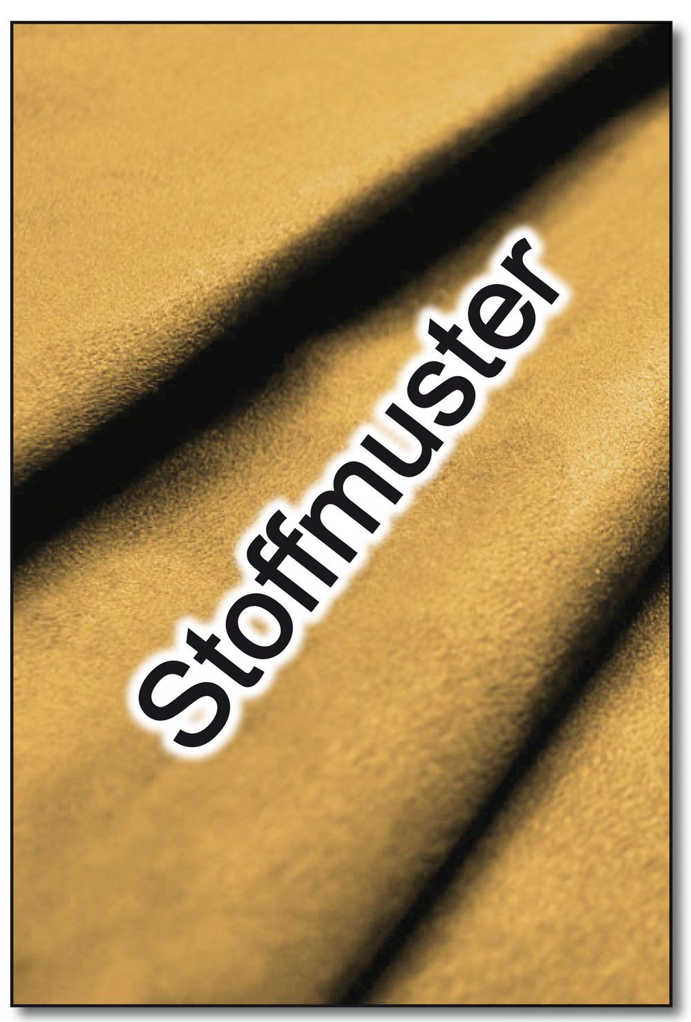 Stoffmuster: Möbelstoff deluxe - Woodstock - Uni Ocker 