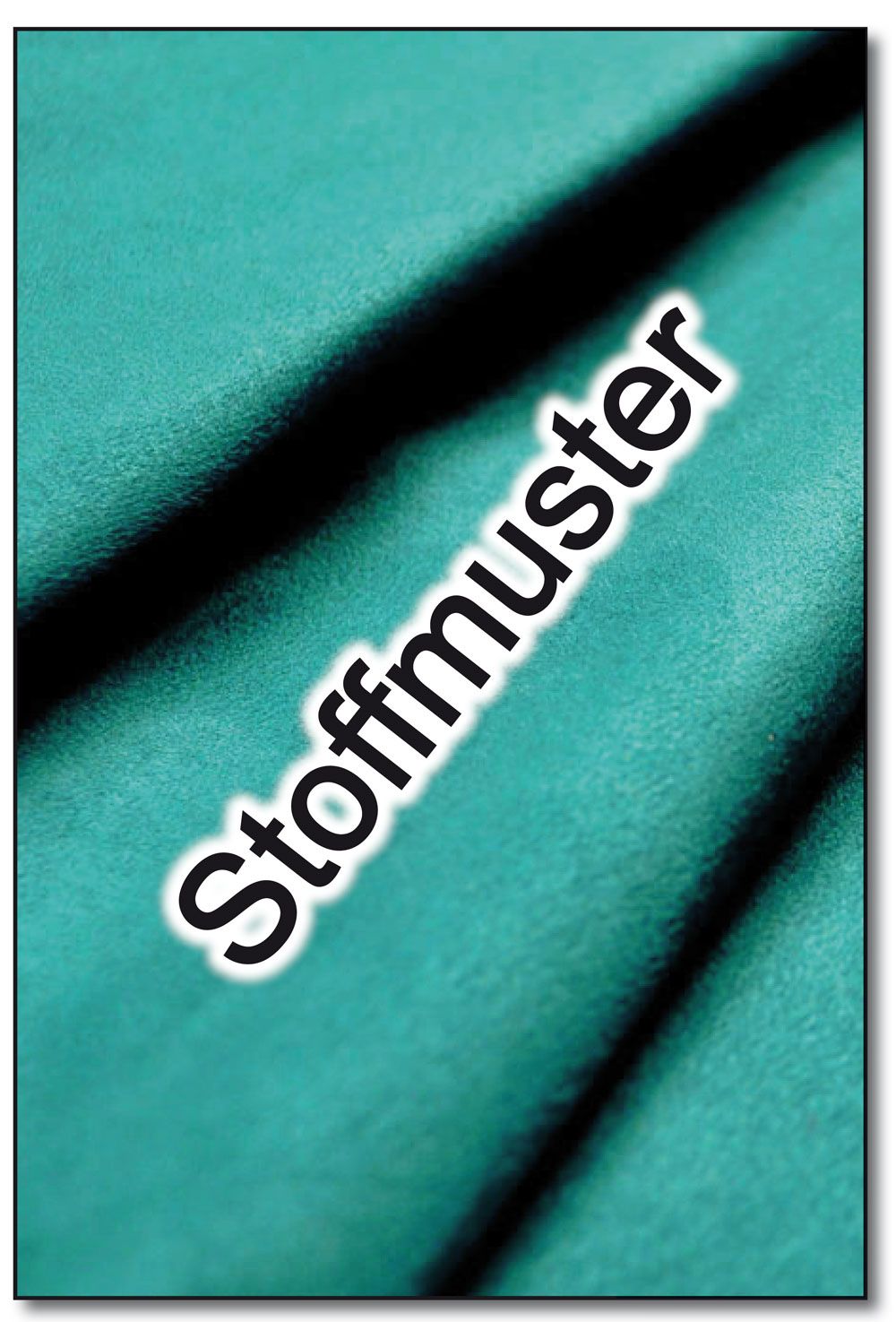 Stoffmuster: Möbelstoff deluxe - Woodstock - Uni Petrol 