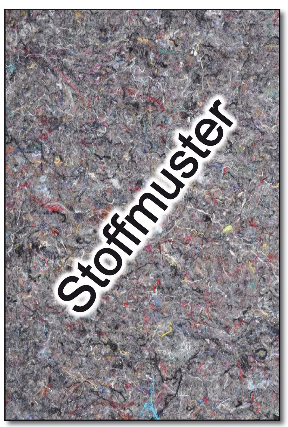 Stoffmuster: Wärmefilz - Multicolor - 6 mm stark 