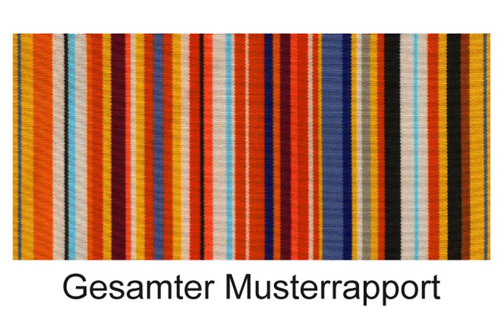 Outdoor-Stoff Palma - Streifenvariationen  - 45 cm breit