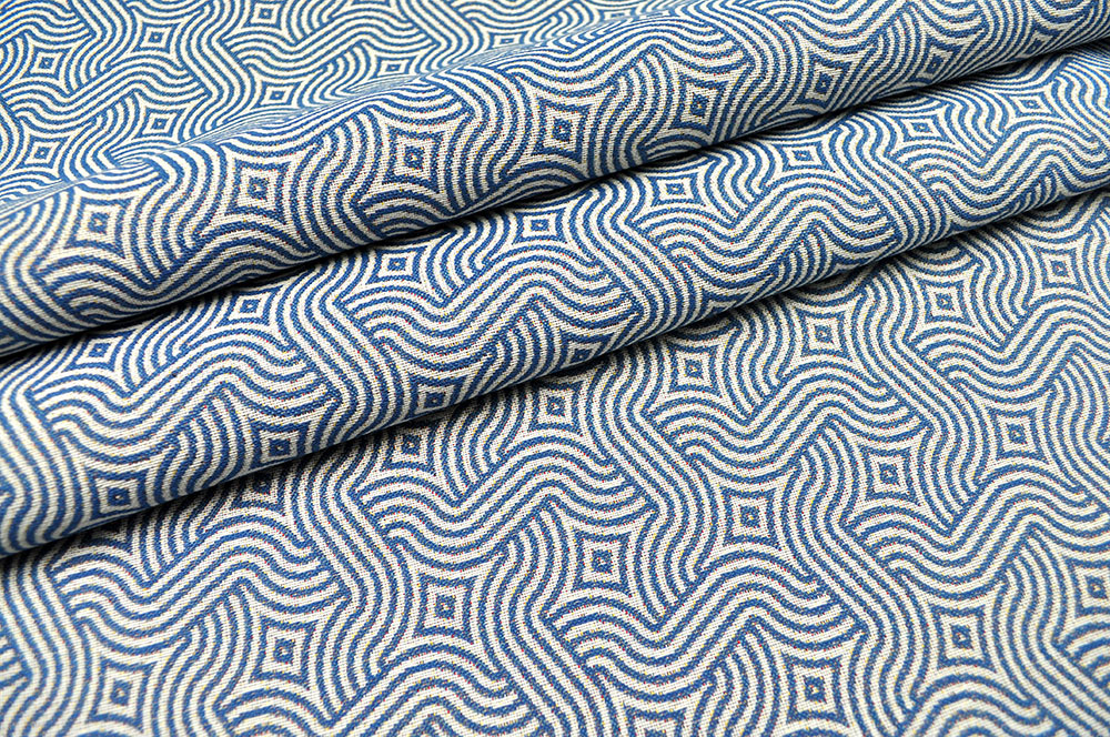 Outdoor-Stoff Gobelin - Monterrey - Blau 