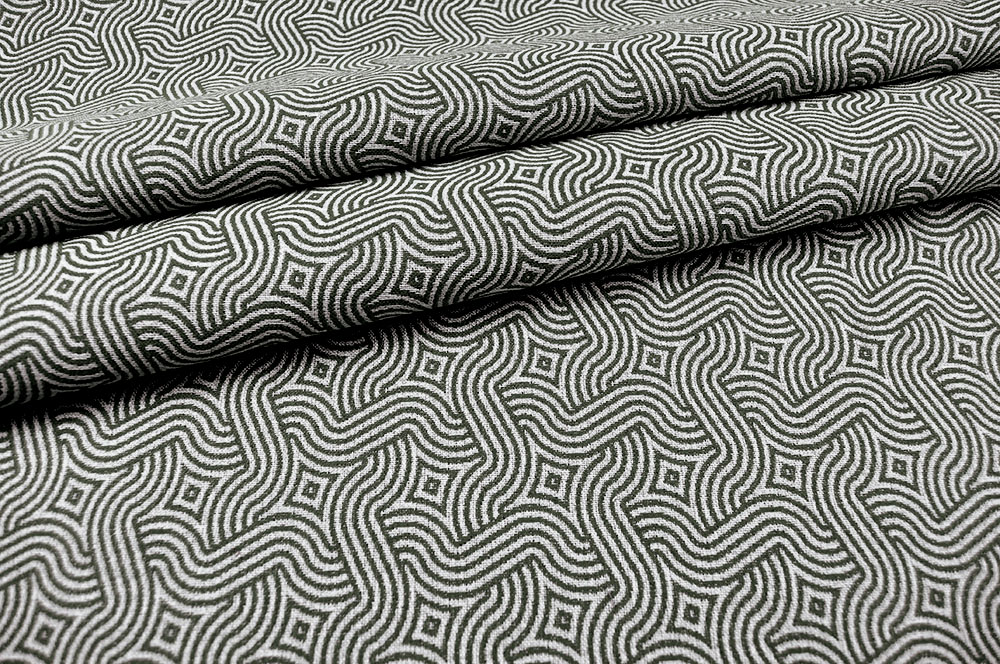 Outdoor-Stoff Gobelin - Monterrey - Grau/Creme 