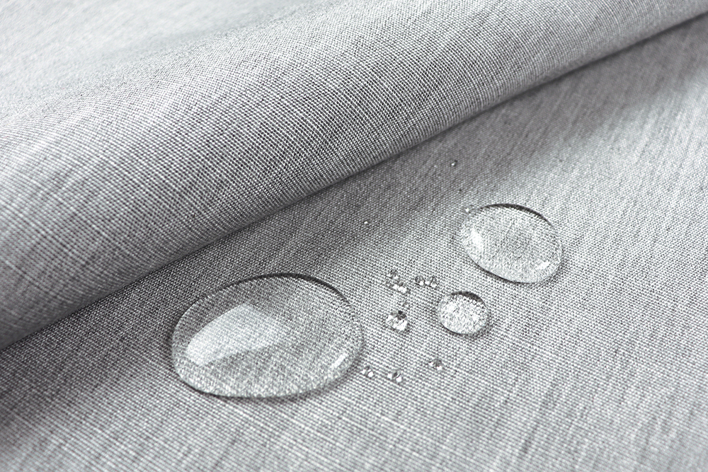 Outdoor-Möbel- und Markisenstoff - Struktur Hellgrau