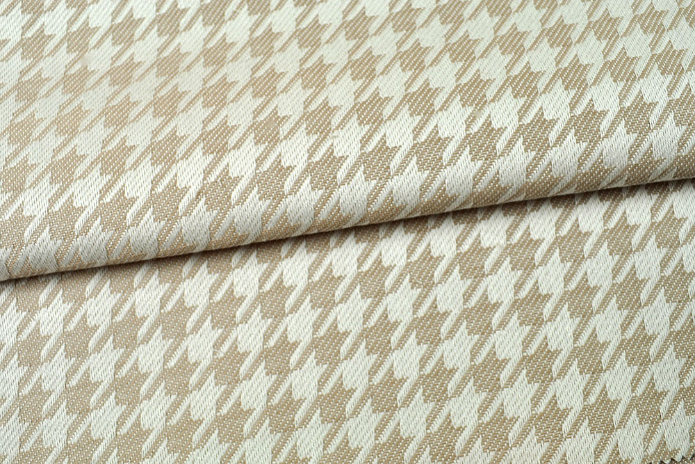 Outdoor-Jacquard Dralon® - Hahnentritt - Beige 