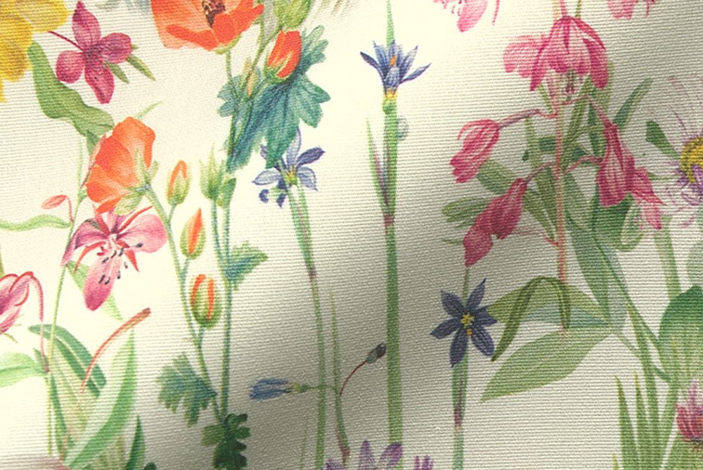 Outdoor-Stoff Dralon® - Digitaldruck - Wildblumen 