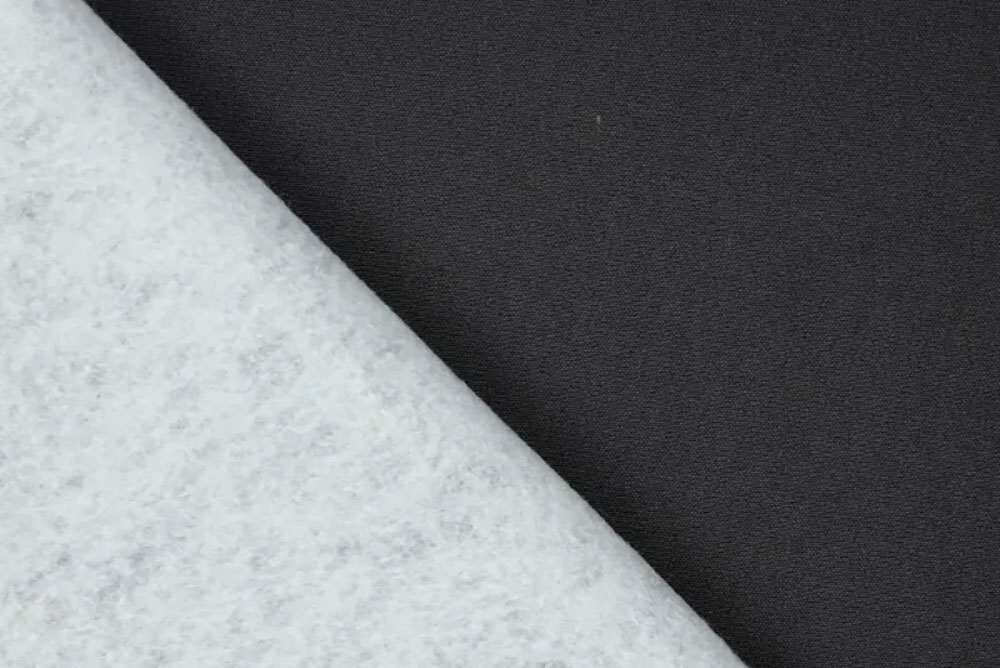 Outdoor-Stoff mit Vlies-Rückseite 