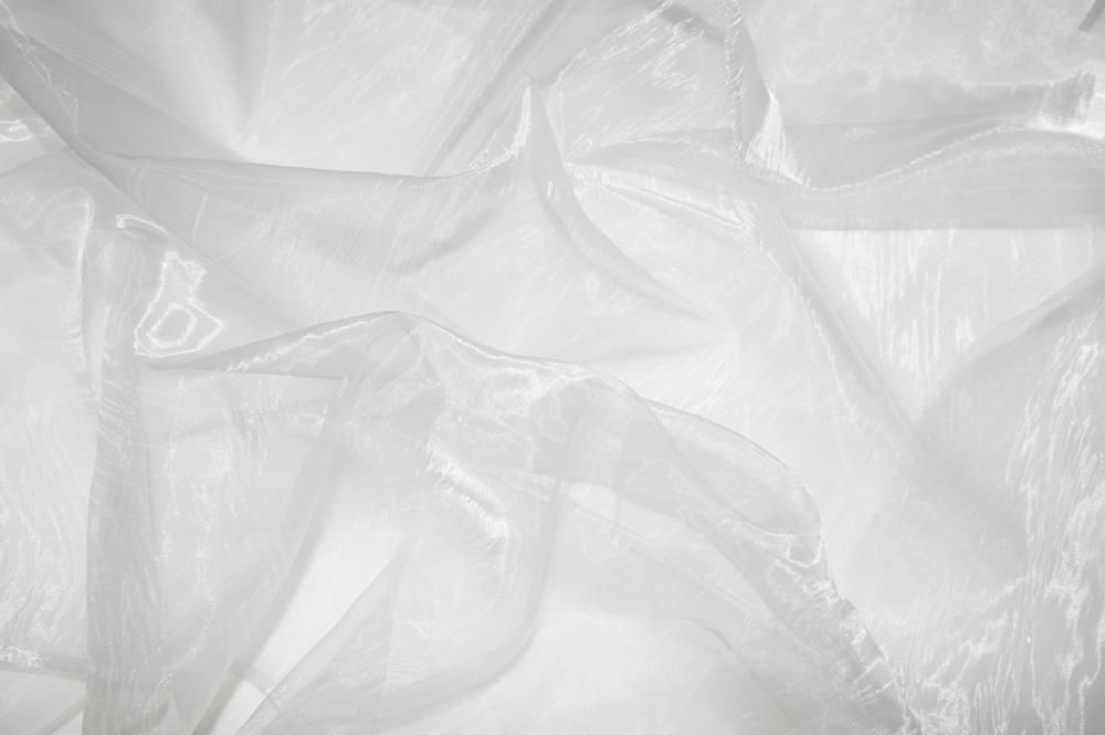 Organza Stoff - Weiß 