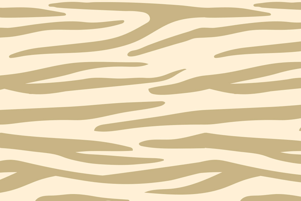 Outdoor-Stoff - Zebra - Beige/Creme 