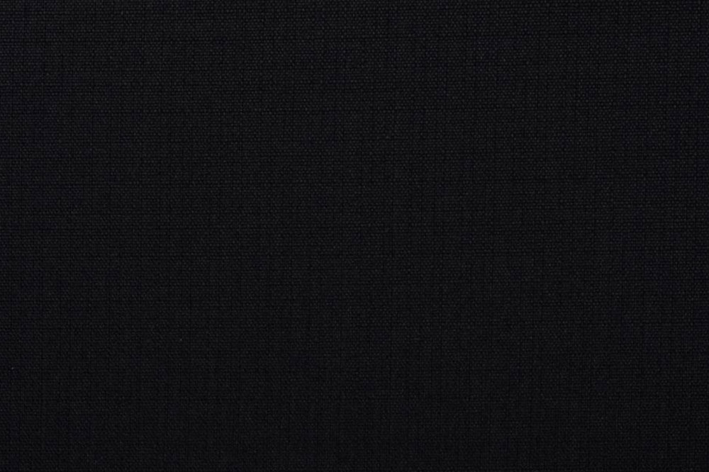 Leinen-Look - Polyesterstoff Schwarz