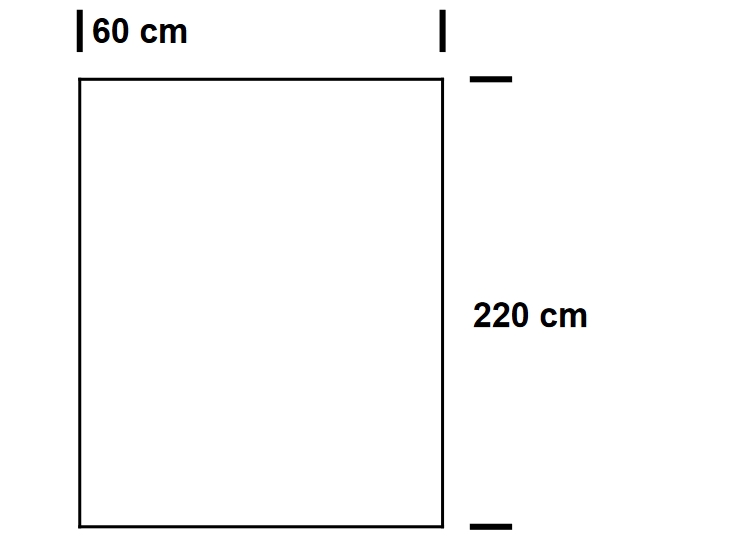 Fertig-Gardine linke + rechte Seite - Universalstoff - a: 60 x b: 220 cm - Safarigrün 