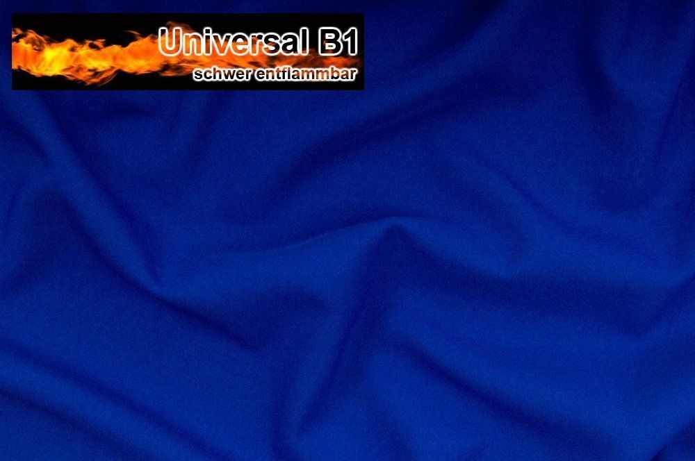 Universal Stoff B1 - schwer entflammbar - Royal - 2,0 Meter 