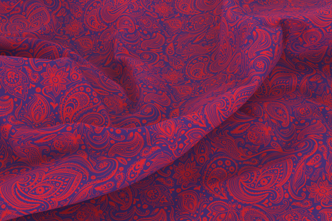 Paisley Oriental - Trevira CS Lila
