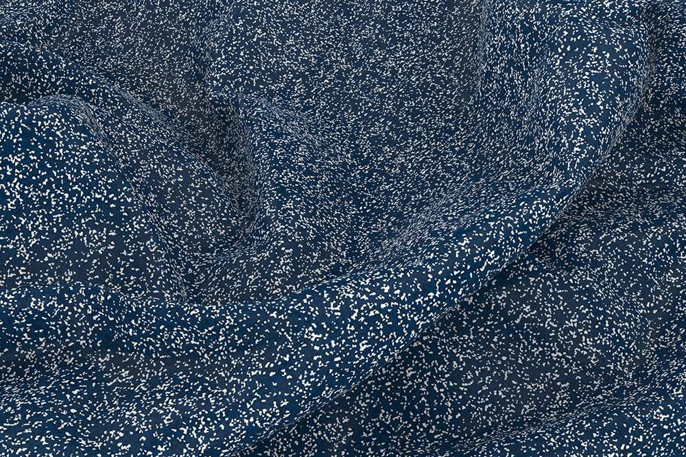 Blackout perm. scher entflammbar - Polycolor Dunkelblau