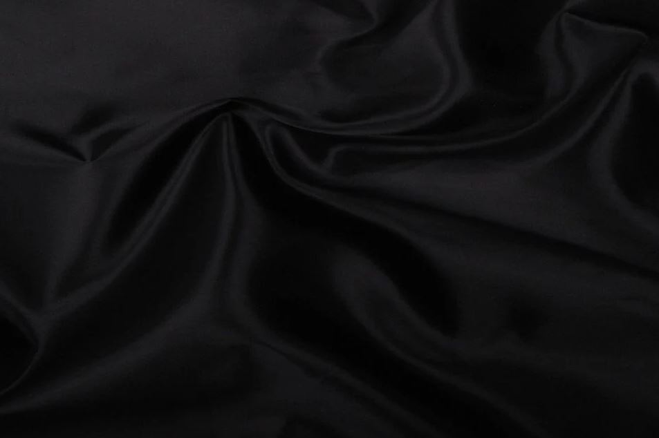 Satin - 100 cm - Selbstklebend - Schwarz - B-Ware 