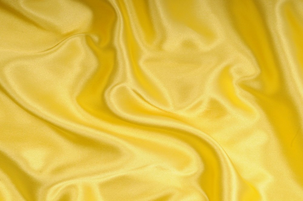 Satin Stoff - Gelb - 2,0 Meter 